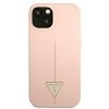 Guess GUHCP13SSLTGP iPhone 13 mini 5,4 różowy/pink hardcase Silicone Triangle